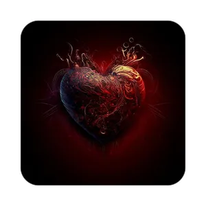 زیر لیوانی کاکتی مدل عاشقانه کد mp12324