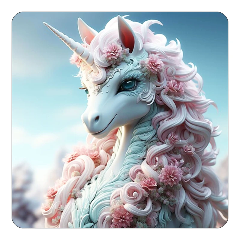 مگنت کاکتی طرح اسب تک شاخ و یونیکورن مدل mp32327