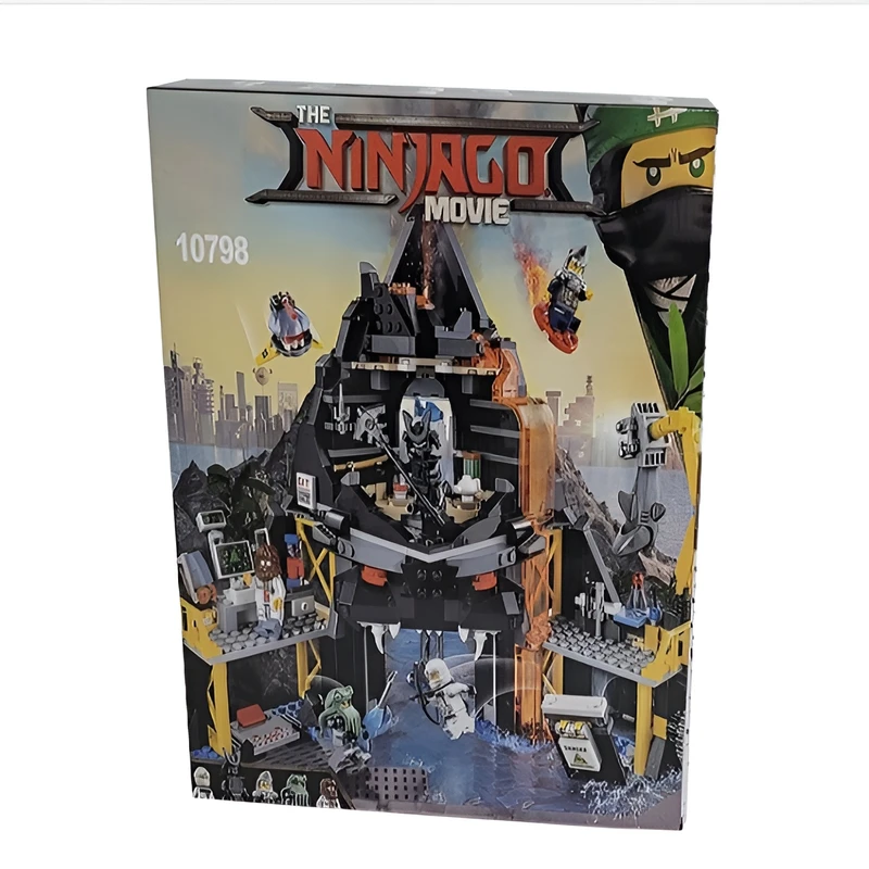 ساختنی مدل  پایگاه آتشفشانی شهر کمان NINJAGO کد 10798