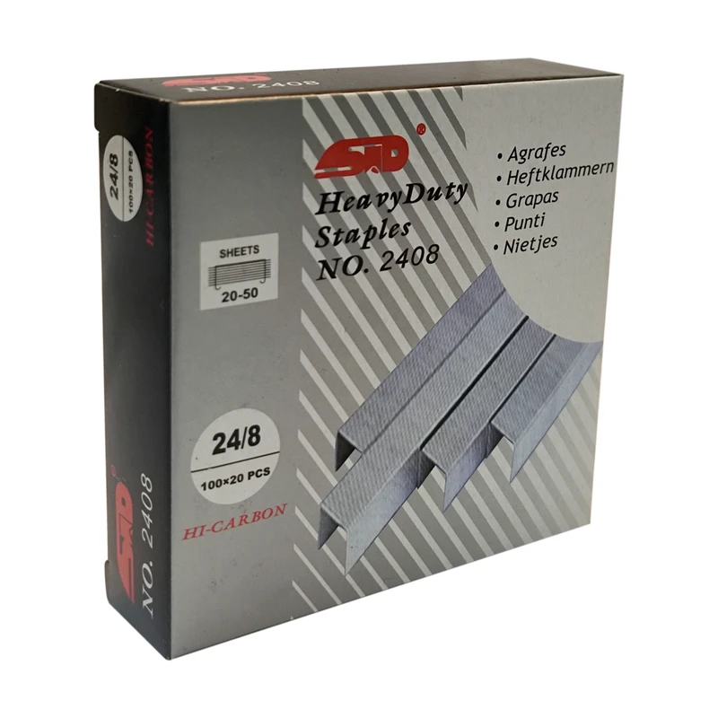 سوزن منگنه اس آی دی کد 10 سایز 24/8 بسته 2000 عددی