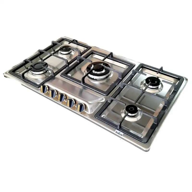 اجاق گاز 5 شعله هاکان مدل اپکس کوهان دار