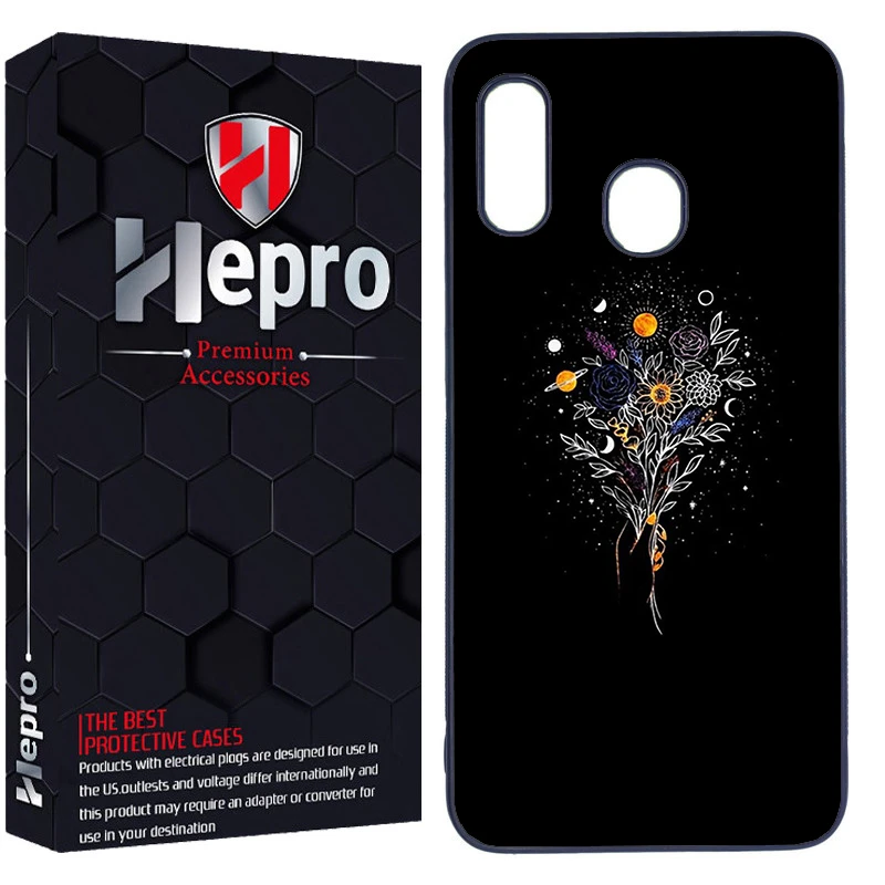 کاور هپرو طرح گل کد Dimo-452 مناسب برای گوشی موبایل سامسونگ Galaxy A20/A30