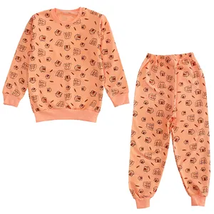 ست سویشرت و شلوار دخترانه مدل خرگوش رنگ صورتی