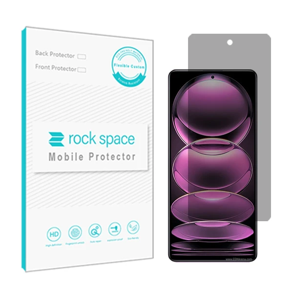 محافظ صفحه نمایش حریم شخصی راک اسپیس کد PRV مناسب برای گوشی موبایل شیائومی Redmi Note 12 Pro 5G