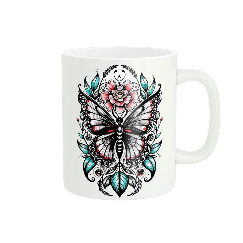 ماگ پاد آفرین طرح پروانه کد 1071