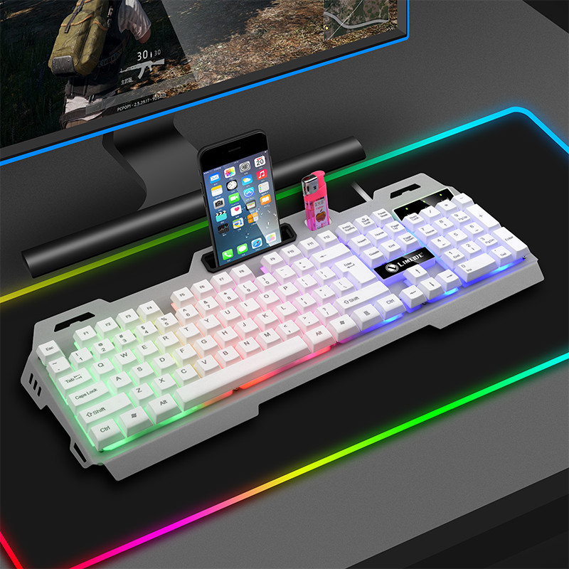 کیبورد مخصوص بازی لایماید مدل RGB-K19 کد MOBILE STAND-2024