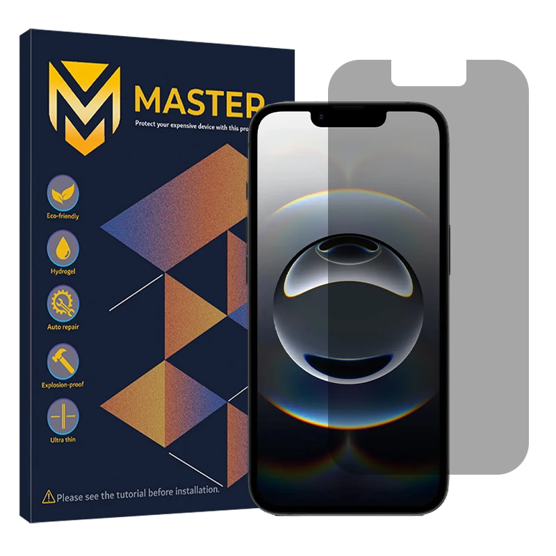 محافظ صفحه نمایش حریم شخصی مستر مدل Resistant مناسب برای گوشی موبایل اپل iPhone 16e