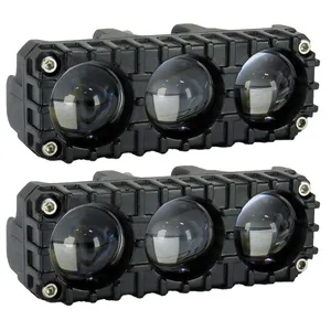 پروژکتور آفرود مدل سه لنز 80 وات کد 1798 - بسته 2 عددی