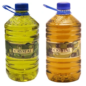 روغن زیتون بی بو کریستال طلایی و روغن زیتون فرابکر کریستال طلایی - 3000 میلی لیتری مجموعه 2 عددی