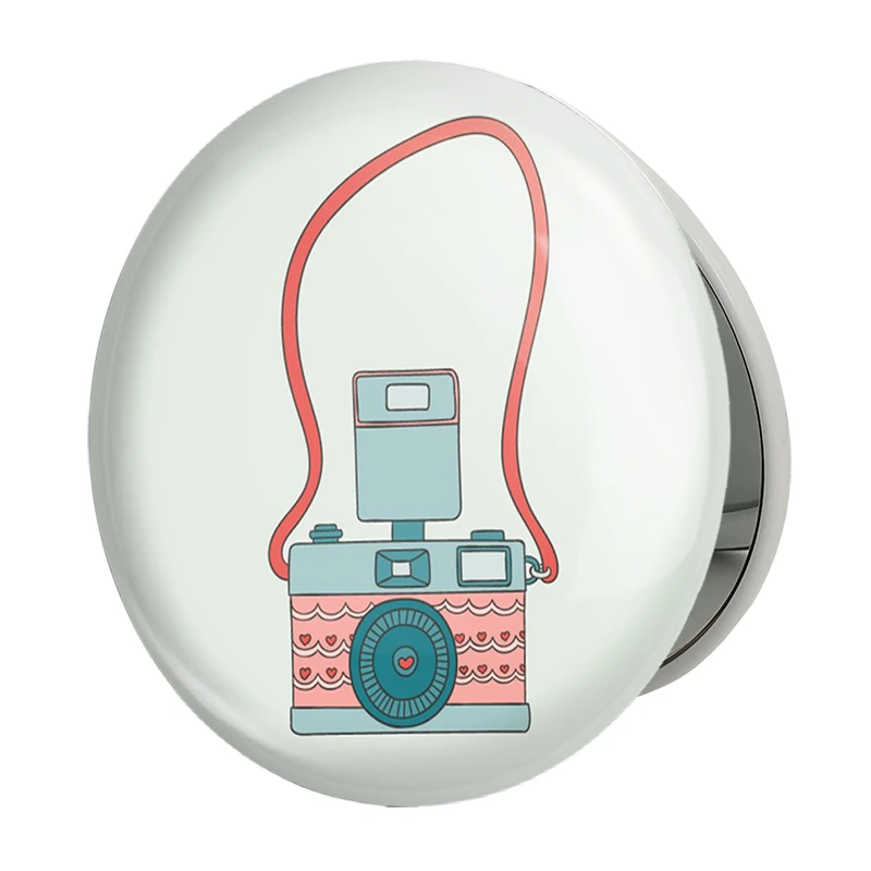 آینه جیبی خندالو طرح دوربین مدل تاشو کد 1758 