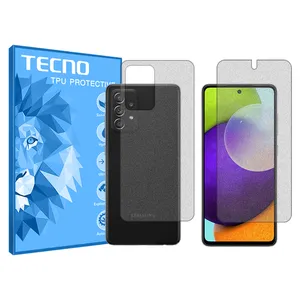 Matte tecno screen protector, HyMTT model, suitable for Samsung Galaxy A52 mobile phone, along with the phone back protector