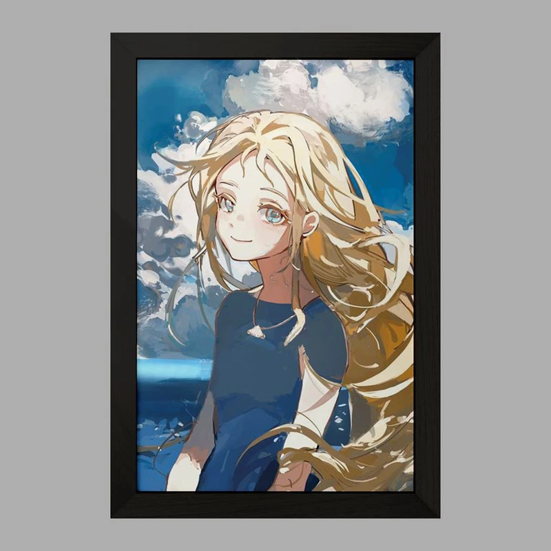 تابلو خندالو مدل اوشیو انیمه سامرتایم رندرینگ کد 24244