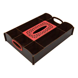 ظرف جعبه پذیرایی مدل چوبی کد B11
