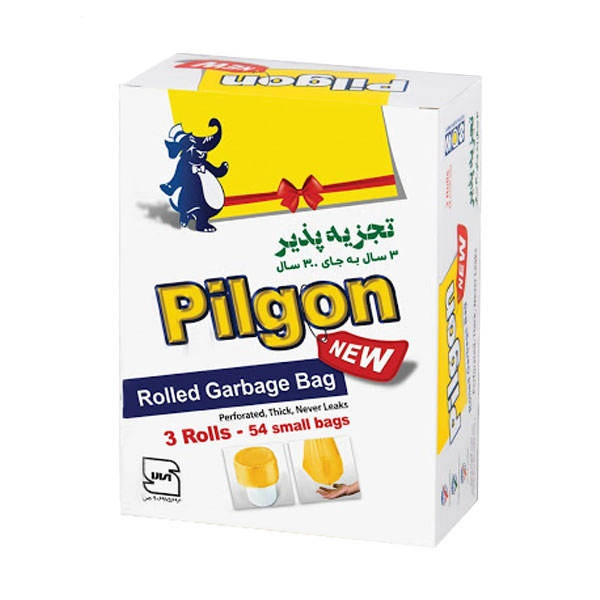 کیسه زباله پیلگون مدل 504 بسته 54 عددی