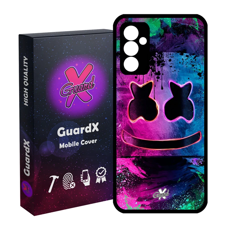 کاور گارد ایکس طرح Marshmello مدل Glass10028 مناسب برای گوشی موبایل سامسونگ Galaxy A54 / A54 5G