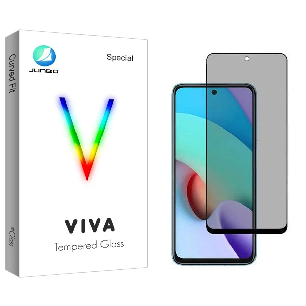 محافظ صفحه نمایش حریم شخصی جانبو مدل Viva مناسب برای گوشی موبایل شیائومی Redmi 10 Prime