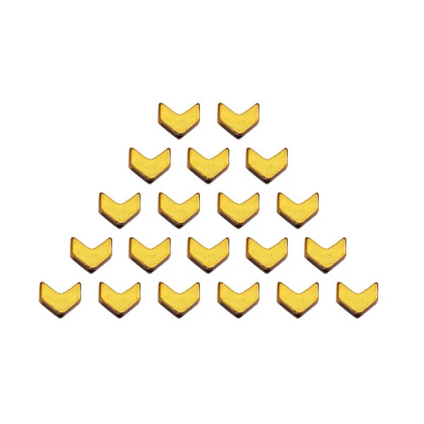 مهره دستبند مدل پیکانی کد MO 150 مجموعه 20 عددی