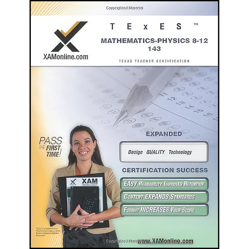 کتاب TExES Mathematics-Physics 8-12 143 Teacher Certification Test Prep Study Guide  اثر Sharon A Wynne انتشارات XAMOnline.com