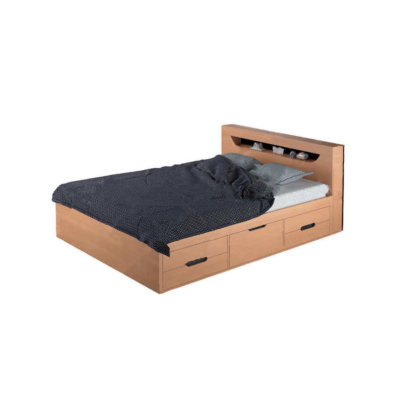 تخت خواب دونفره مدل 8060 سایز 160×200 سانتی متر تخت خواب دونفره مدل 8060 سایز 160×200 سانتی متر