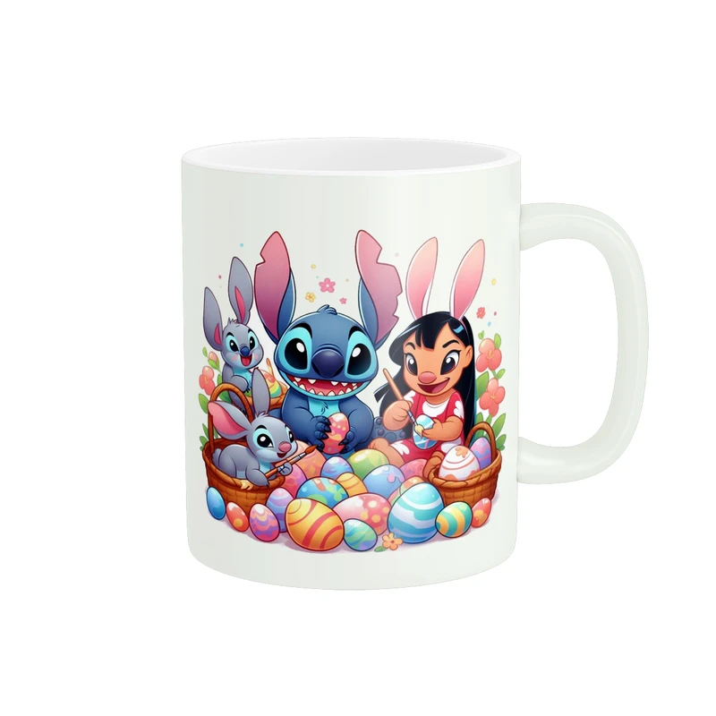 ماگ پادآفرین مدل کارتون استیچ و لیلو Stitch کد PM3854