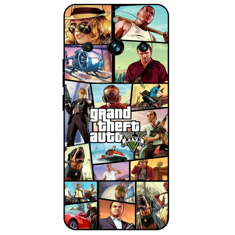 کاور مگافون طرح جی تی ای مدل 8240 مناسب برای گوشی موبایل ریلمی 11 Pro / 11 Pro Plus