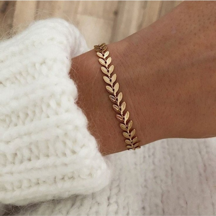 دستبند زنانه مدل تیغ ماهی کد 22