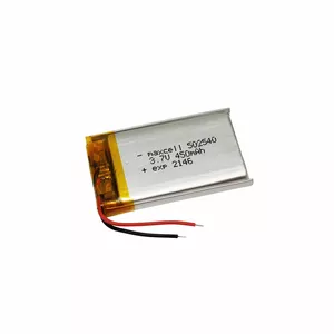 باتری لیتیوم پلیمر قابل شارژ مکسل مدل 502540 ظرفیت 450 میلی آمپر 