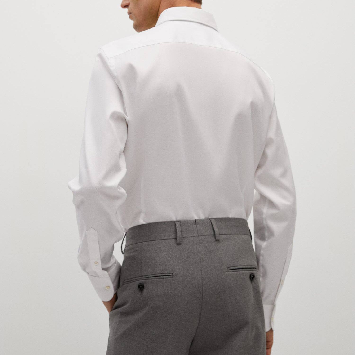 پیراهن آستین بلند مردانه مانگو مدل WT613MAR -  - 3