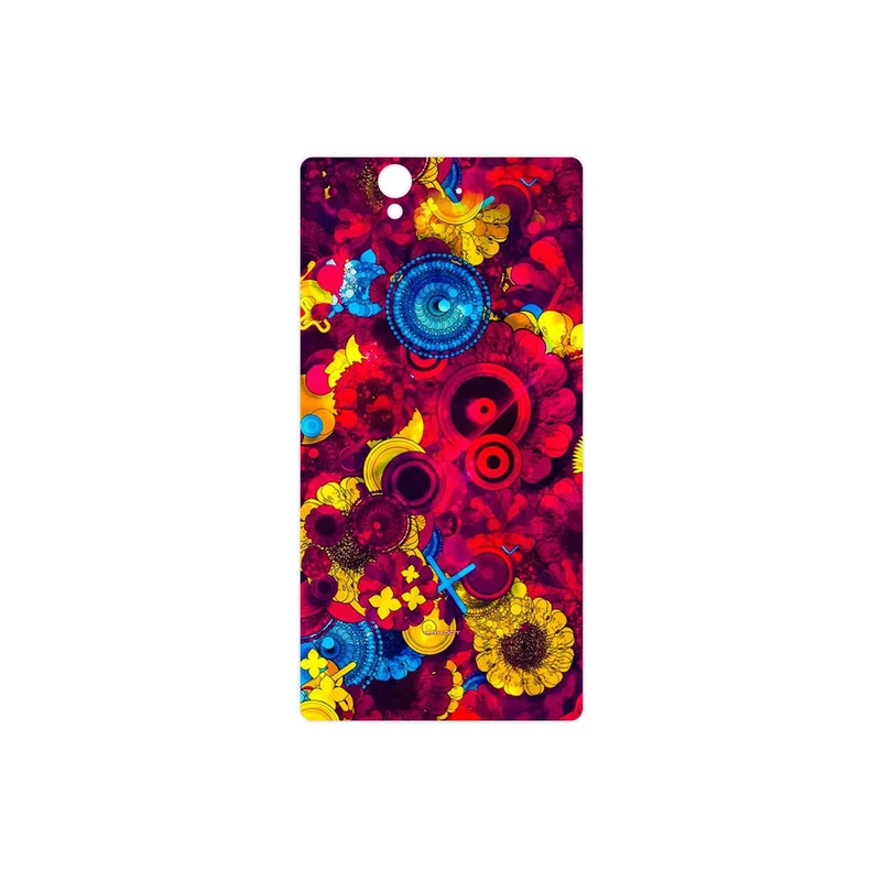 برچسب پوششی ماهوت مدل Vector Flower Garden Digital Art مناسب برای گوشی موبایل سونی Xperia X