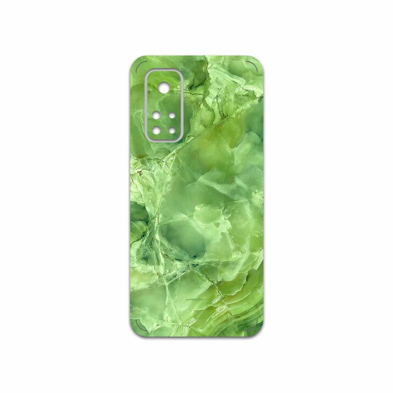 برچسب پوششی ماهوت مدل Green-Crystal-Marble مناسب برای گوشی موبایل شیائومی Mi 10T Pro 5G