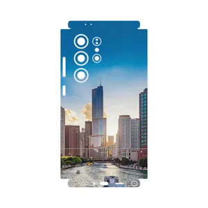 MAHOOT City of Chicago-FullSkin Cover Sticker for Samsung Galaxy S24 Ultra