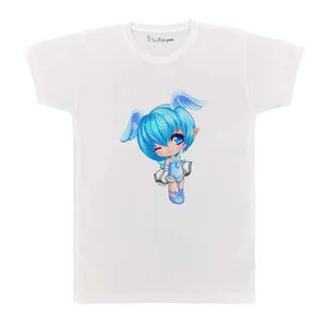 تی شرت بچگانه پرمانه طرح دخترانه جذاب کد pmt.5325