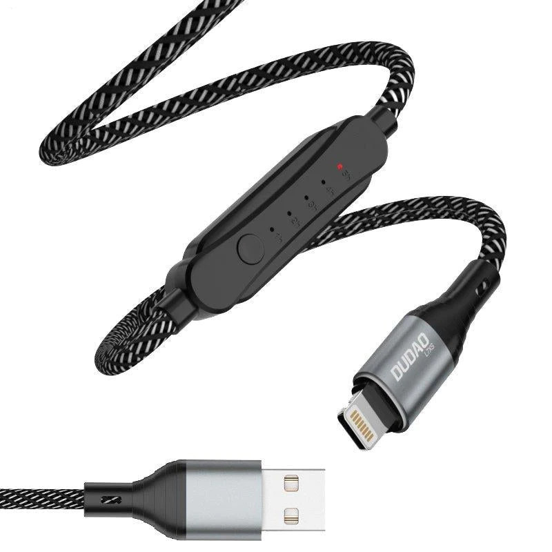 کابل تبدیل USB به لایتنینگ دودا مدل تایمردار L7XS-V2 طول 1 متر