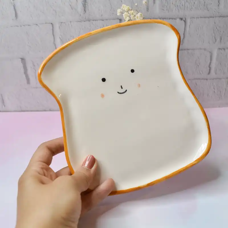بشقاب سرامیکی طرح لبخند