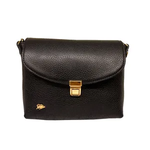 کیف رودوشی زنانه سرزمین چرم مدل کمند کد 301312