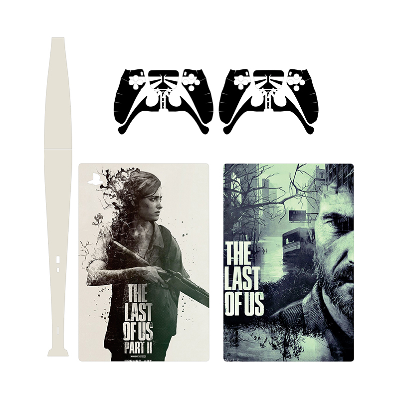 برچسب کنسول بازی پلی استیشن 5 دیجیتال توییجین وموییجین مدل last of us 3 مجموعه 6 عددی