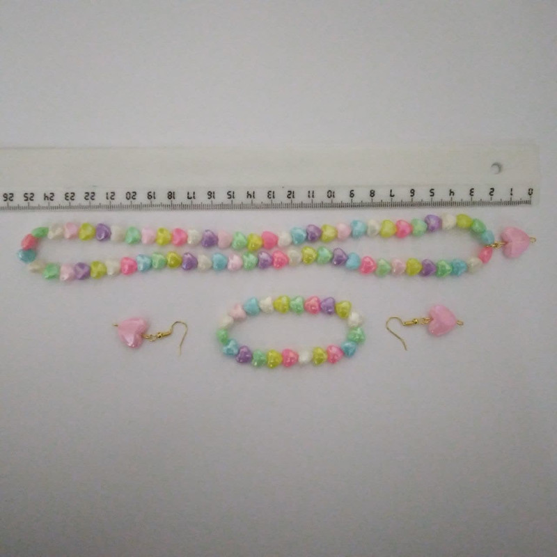 نیم ست دخترانه مدل قلب شاین کد m0266 نیم ست دخترانه مدل قلب شاین کد m0266