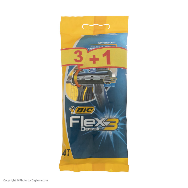 خود تراش بیک مدل Flex Classic بسته 4 عددی خود تراش بیک مدل Flex Classic بسته 4 عددی