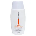 کرم ضد آفتاب بدون رنگ ژیناژن SPF 50 مدل 00 مناسب پوست‌های خشک  و معمولی حجم 50 میلی‌لیتر