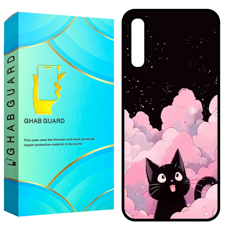 کاور قاب گارد طرح گربه مدل GCHPA50 مناسب برای گوشی موبایل سامسونگ Galaxy A50 / A50s / A30s