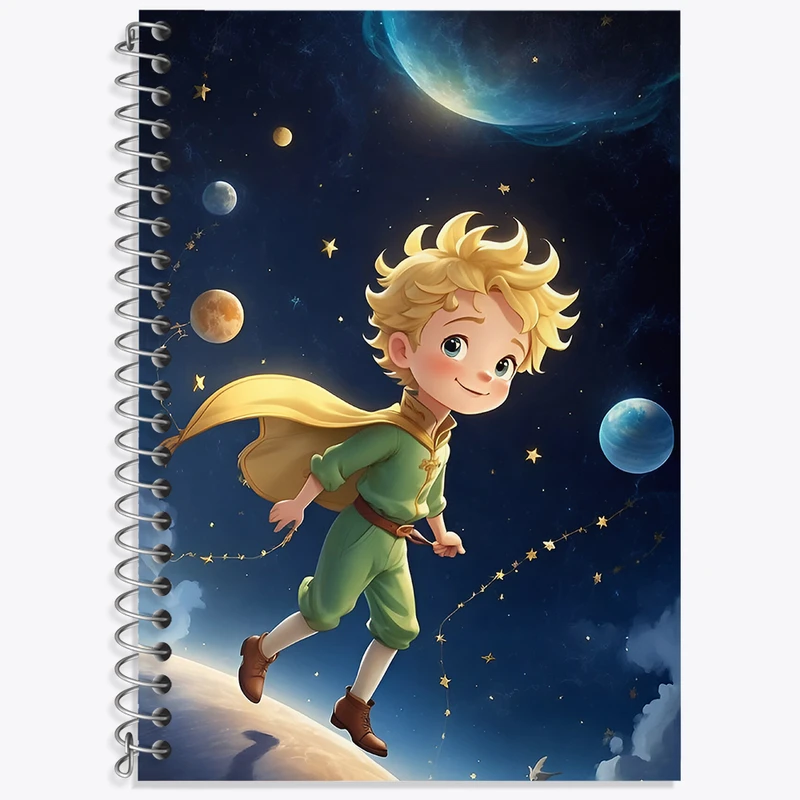 دفتر لغت 50 برگ خندالو طرح شازده کوچولو کد N4898