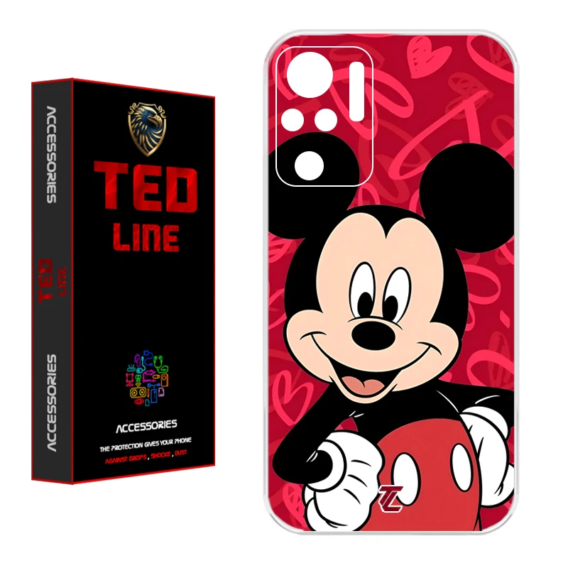 کاور تدلاین طرح میکی موس کد 1148 مناسب برای گوشی موبایل شیائومی Redmi Note 10 4G / Note 10S / Poco M5S