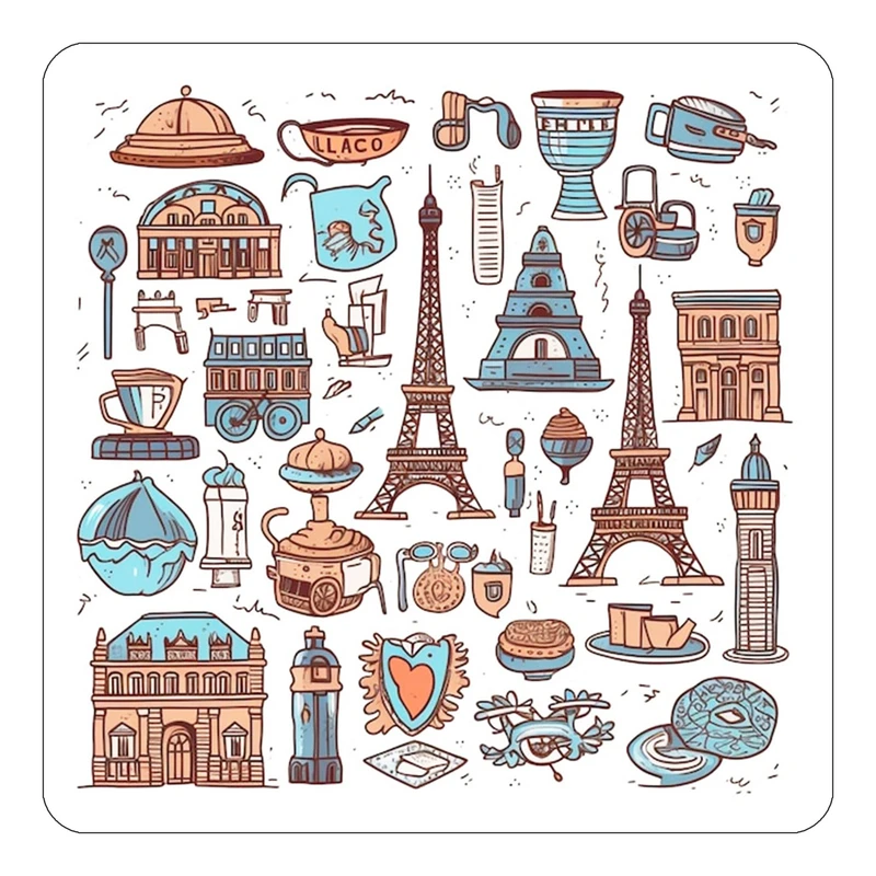 مگنت کاکتی طرح پاریس Paris مدل mp56147