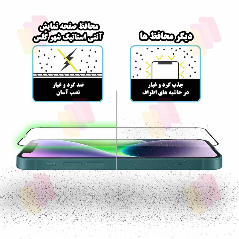 محافظ صفحه نمایش شهر گلس مدل ANTS20 مناسب برای گوشی موبایل سامسونگ Galaxy S24 FE 5G / Galaxy S25 FE 5G