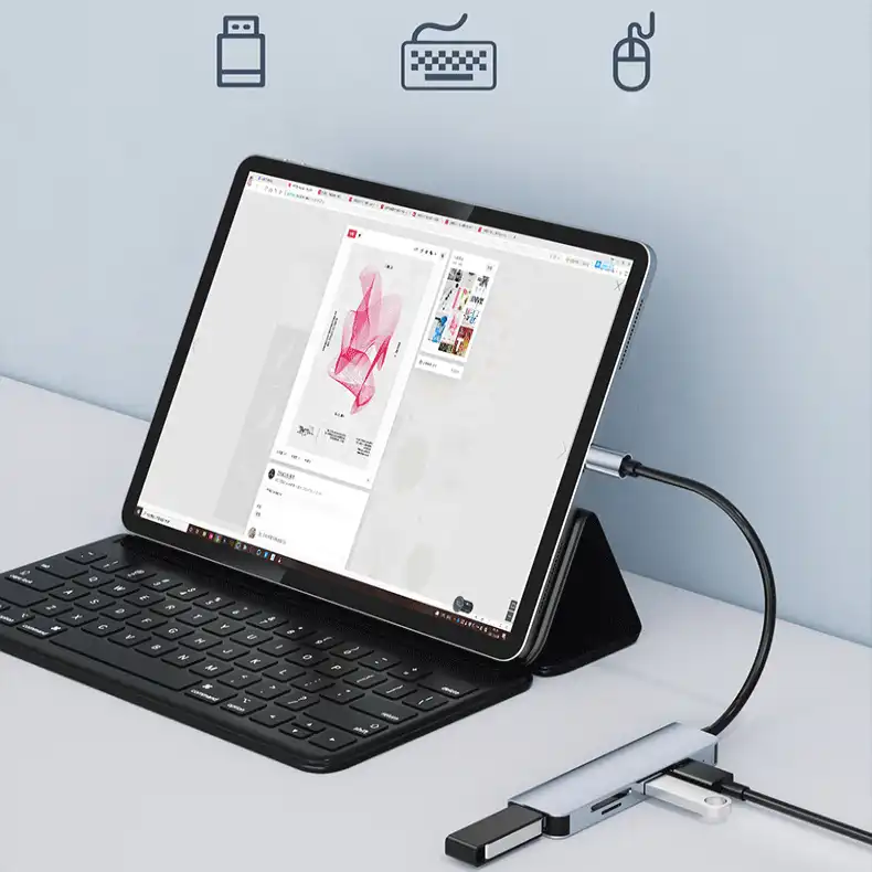 هاب 5 پورت USB-C مدل YG-2103T