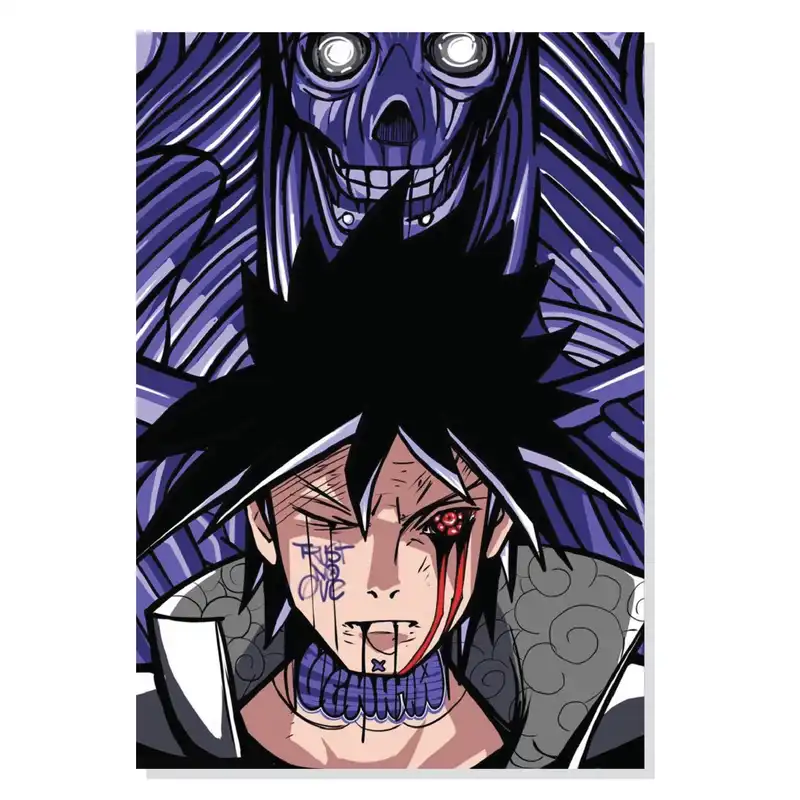 تابلو شاسی طرح انیمه ناروتو اوچیها ساسکه Naruto Uchiha Sasuke مدل M0598
