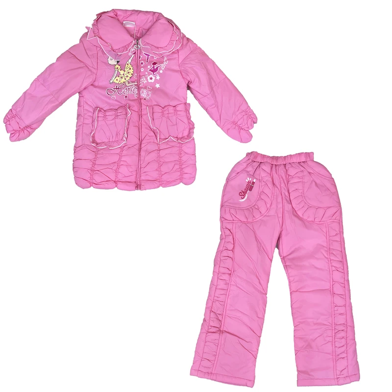 ست کاپشن و شلوار دخترانه مدل بالرین