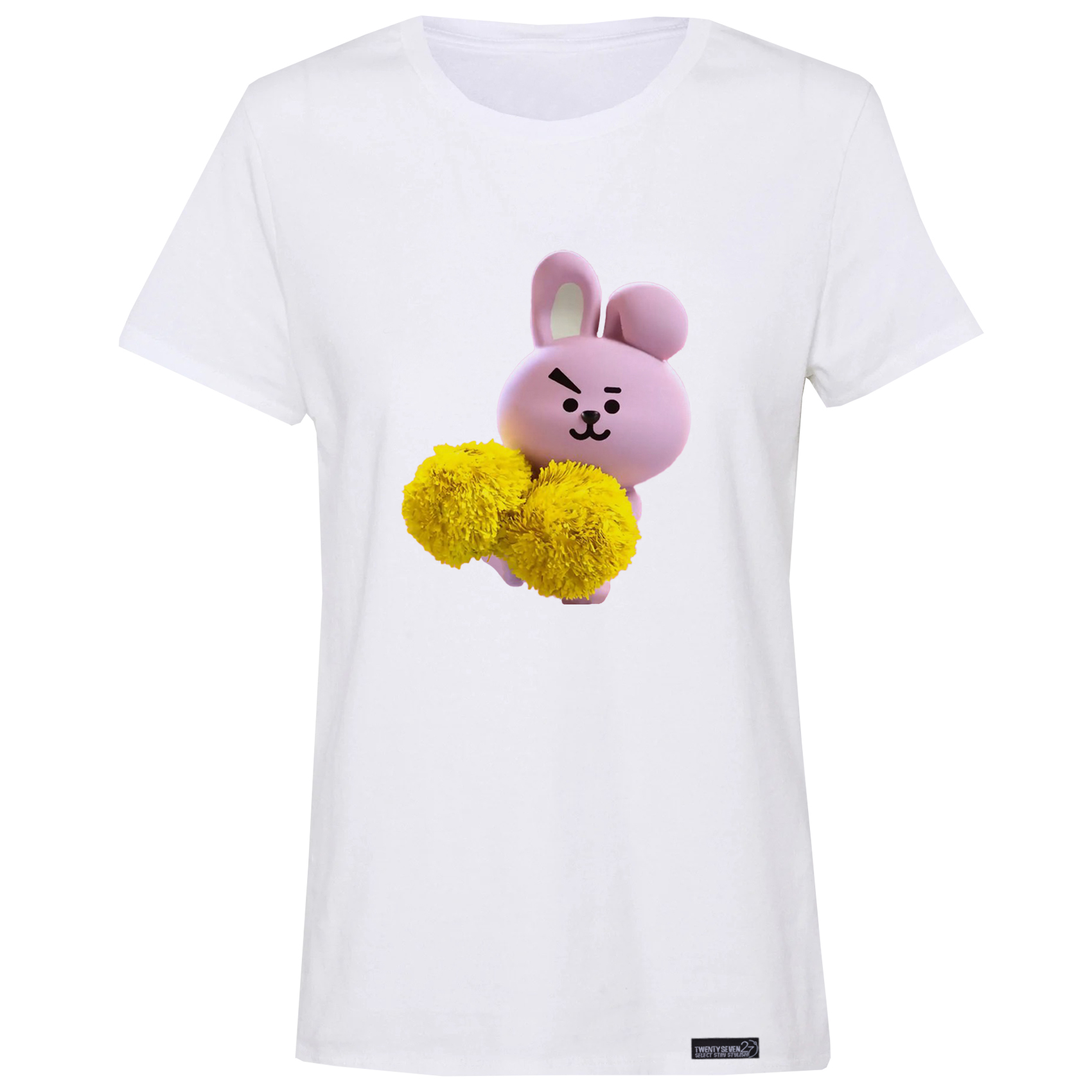 تی شرت آستین کوتاه زنانه 27 مدل کوکی کد RN605