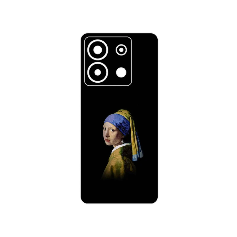 برچسب پوششی ماهوت مدل Girl with a Pearl Earring of Vermeer مناسب برای گوشی موبایل شیائومی Poco X6