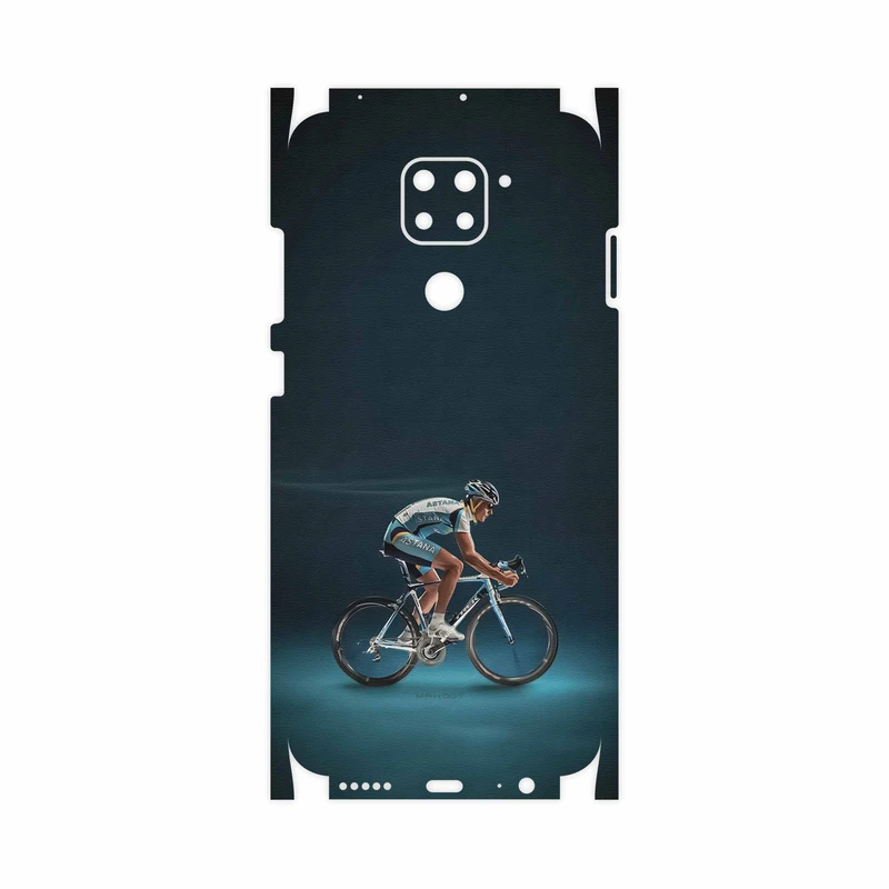 برچسب پوششی ماهوت مدل Road cycling-FullSkin مناسب برای گوشی موبایل شیائومی Redmi Note 9